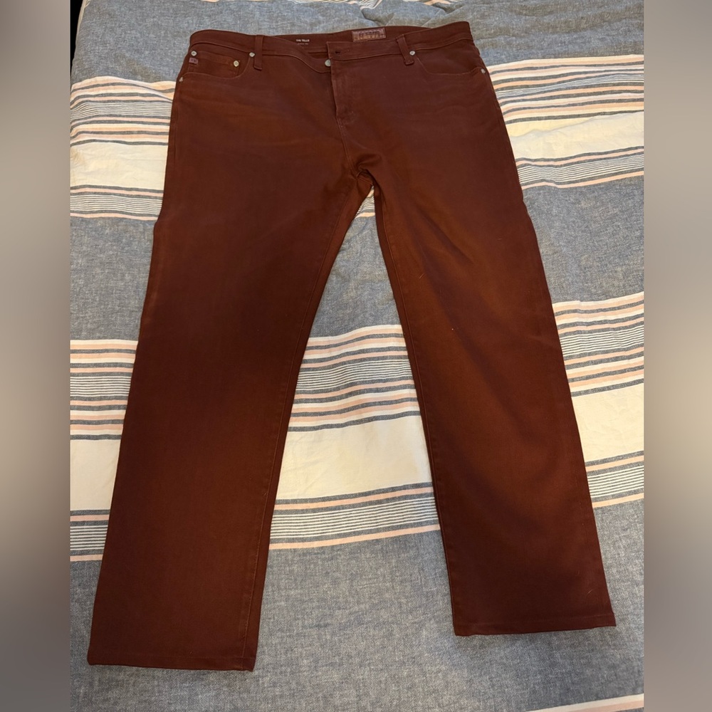 AG Adriano Goldschmied Men's Jeans. Size 42R. Brown